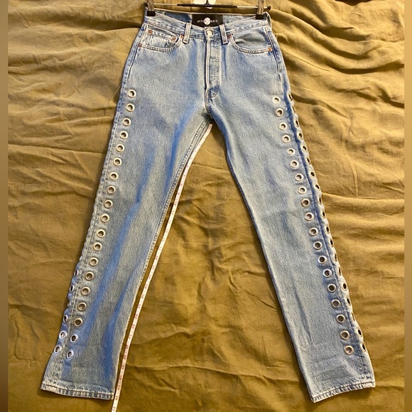 Reworked vintage Levi’s with grommet detailing - Picture 7 of 7